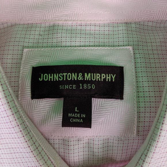 Johnston & Murphy Mens Long Sleeve Button Down Dress Shirt - Picture 4 of 6